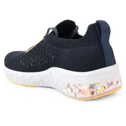 Campus Kids STREET RUN-CH Navy & Yellow Running Shoes image 3