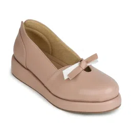 Shezone Women's Peach Casual Loafers image 3