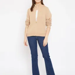 MADAME Beige Regular Fit Sweatshirt image 5