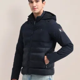 U.S. Polo Assn. Blue Regular Fit Quilted Jacket image 3