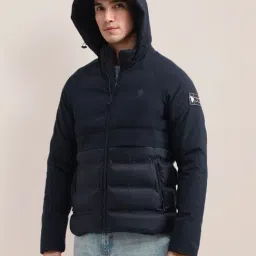 U.S. Polo Assn. Blue Regular Fit Quilted Jacket image 5