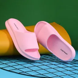 OFF LIMITS Women's PLAYA Baby Pink Slides image 1