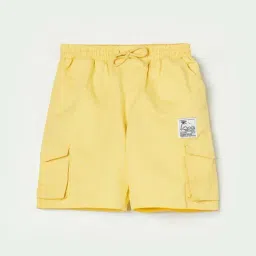 Fame Forever by Lifestyle Kids Yellow Cotton Printed Shorts-picture-34