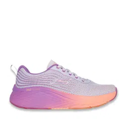 Skechers Women's MAX CUSHIONING ELITE 2.0 - SP Purple & Orange Running Shoes image 1