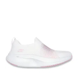 Skechers Women's GO WALK MAX WALKER - SALLY White & Pink Walking Shoes image 1