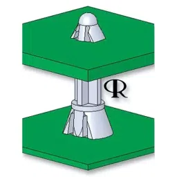 ESSENTRA COMPONENTS PCB Supports PCB SPACER SUPPORT, NYLON 6.6, 10MM, NAT, CRLCBSK-2-10-01 (Pack of 25)-picture-43