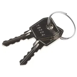 Euro-Locks Furniture Key Lock 19 mm Panel to Tongue Depth, 19.5 mm Panel Cutout Diameter, 5872037 image 2