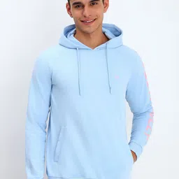Allen Solly Men Solid Hood Cotton Pullover Sweatshirt-image-18