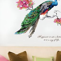 Jaamso Royals Green & Blue 3D Printed Self Adhesive Wall Sticker-picture-17