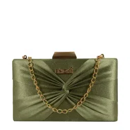 Enoki by Baggit Cujo Green Solid Clutch-picture-36