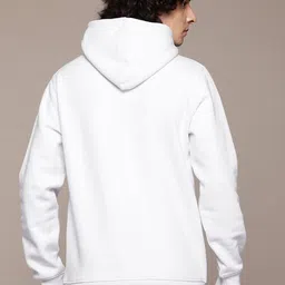 Mast & Harbour Men Typography Printed Hooded Pullover Sweatshirt image 5