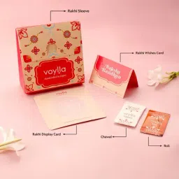 Voylla Handcrafted Enameled Designer Thread Rakhi For Brother image 5