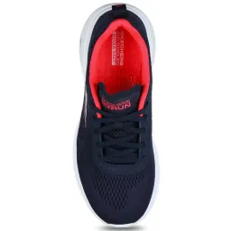 Skechers Women's GO RUN FAST-GLIDE Navy Hot Pink Running Shoes image 4