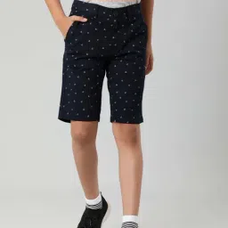 Indian Terrain Kids Navy Cotton Printed Shorts-picture-21