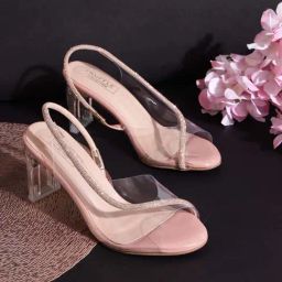 Truffle Collection Women's Nude Sling Back Sandals-picture-41