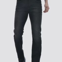 NUMERO UNO Washed Black Slim Fit Mid Rise Jeans-picture-45