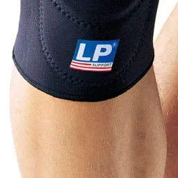 LP Supports XL Size Black Extreme Open Patella Knee Support, LP 708CA image 2
