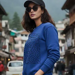 Moda Rapido Women Printed Sweatshirt image 5