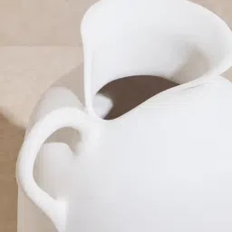 Westside Home White Jug Vase image 3