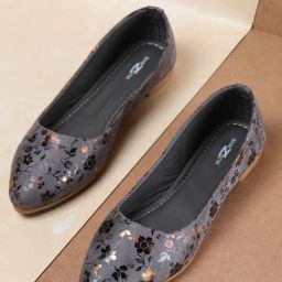 Shezone Women's Grey Flat Ballets-picture-18