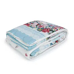 Home4U Multicolor Cotton Double Quilt - Set of 1 image 1