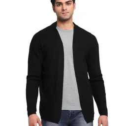 Global Republic Black Regular Fit Shrug image 1