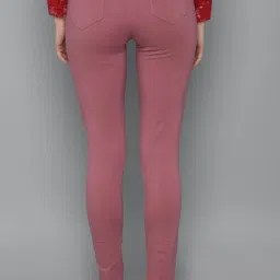 Allen Solly Pink Slim Fit Jeggings image 2