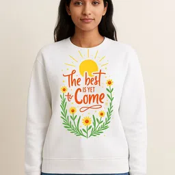 Anikmart Typography Printed Round Neck Long Sleeves Organic Cotton Pullover Sweatshirt-picture-20