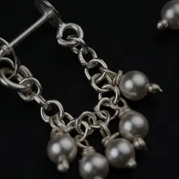 House of Aadyaa 925 Sterling Silver Classic Drop Earrings image 4