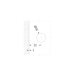 OZONE Wall to Glass Connector 90° High-Quality Alloy Polished Stainless Steel Finish, OGC-444-ED STD PSS image 3
