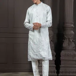 EKYAA Men Printed Thread Work Kurta-picture-33