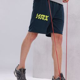 HRX by Hrithik Roshan Men Brand Logo Rapid-Dry Training Shorts-picture-7