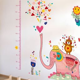Jaamso Royals Pink & Blue 3D Printed Self Adhesive Wall Sticker-picture-9