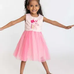 A Little Fable Pink Applique Dress-picture-29