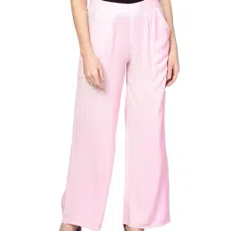 Jaipur Kurti Pink Mid Rise Palazzos-picture-17