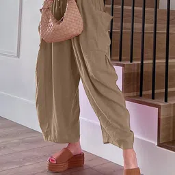 Outzidr Women Classic Low-Rise Jodhpuris Trousers-image-99