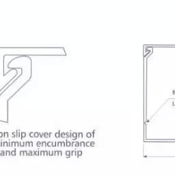 Salzer Type B 25x40 Thin Cable Duct Std Slot 2mtr WWB2540TG2 image 2