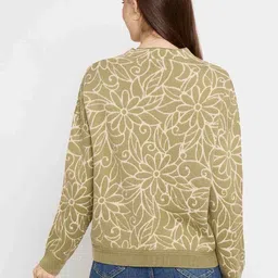 Madame Women Floral Printed Pullover image 5