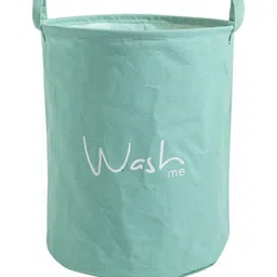 HOKIPO Green Printed Foldable Laundry Bag-image-14