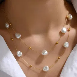 Designs & You Gold-Plated Layered Necklace image 3