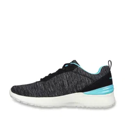 Skechers Women's SKECH-AIR DYNAMIGHT-PURE SERE Black Aqua Casual Sneakers image 3