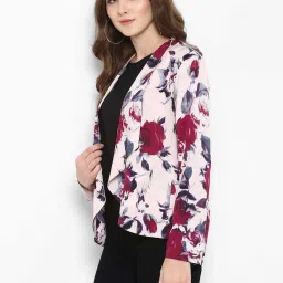 PURYS Pink Printed Shrug image 3