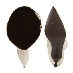 London Rag Women's Beige Stiletto Booties image 3
