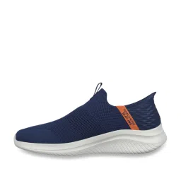 Skechers Men's ULTRA FLEX 3.0 - VIEWPOINT Navy Orange Casual Sneakers image 3