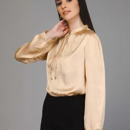 PURYS Beige Regular Fit Top image 3