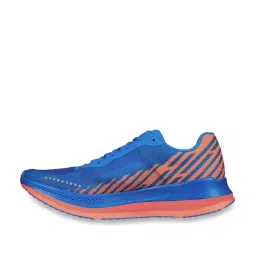 Skechers Men's GO RUN RAZOR EXCESS Blue Orange Casual Sneakers image 3