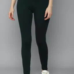 Allen Solly Green Slim Fit Leggings image 1
