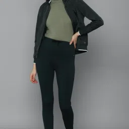 Allen Solly Green Slim Fit Leggings image 4