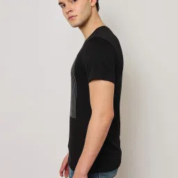 Lee Black Slim Fit Graphic Print Crew T-Shirt image 3