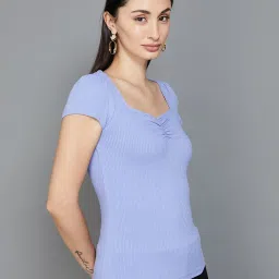 Code by Lifestyle Lavender Sweet Heart Neck Top image 3